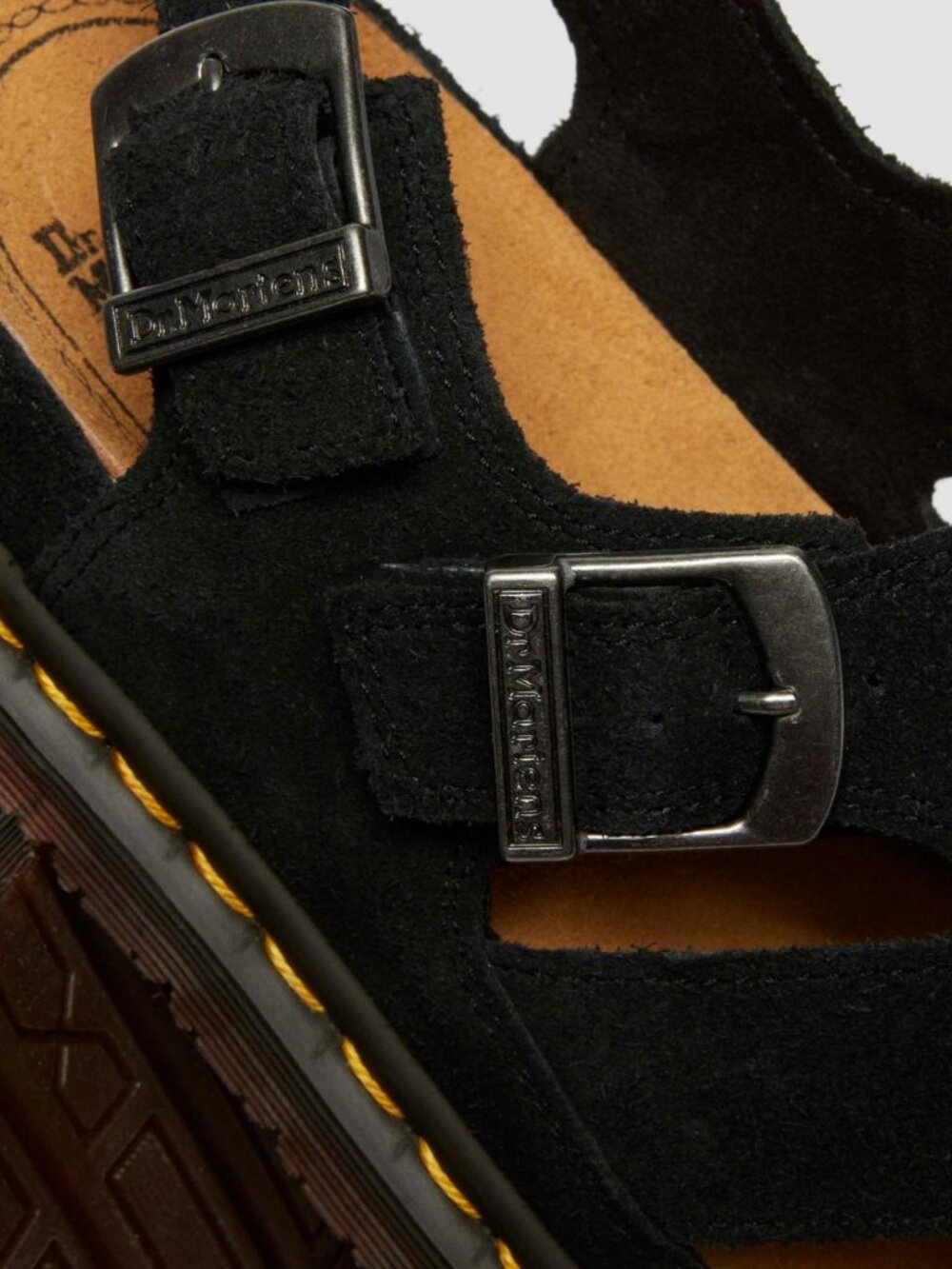Dr. Martens Archive Fisherman Sandals in Black Suede -Size US W 8, US M 7, EU 39 - Picture 5 of 11
